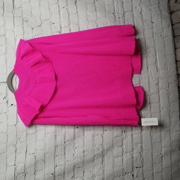 Charter Club Luxury Hot Pink 100% Cashmere Sweater Size Large NWT - Picture 4 of 6